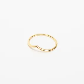 Gold Vermeil V Ring