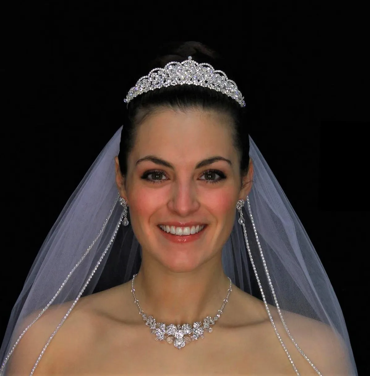 Gorgeous Sparkling Crystal Bridal Tiara Crown Headpiece