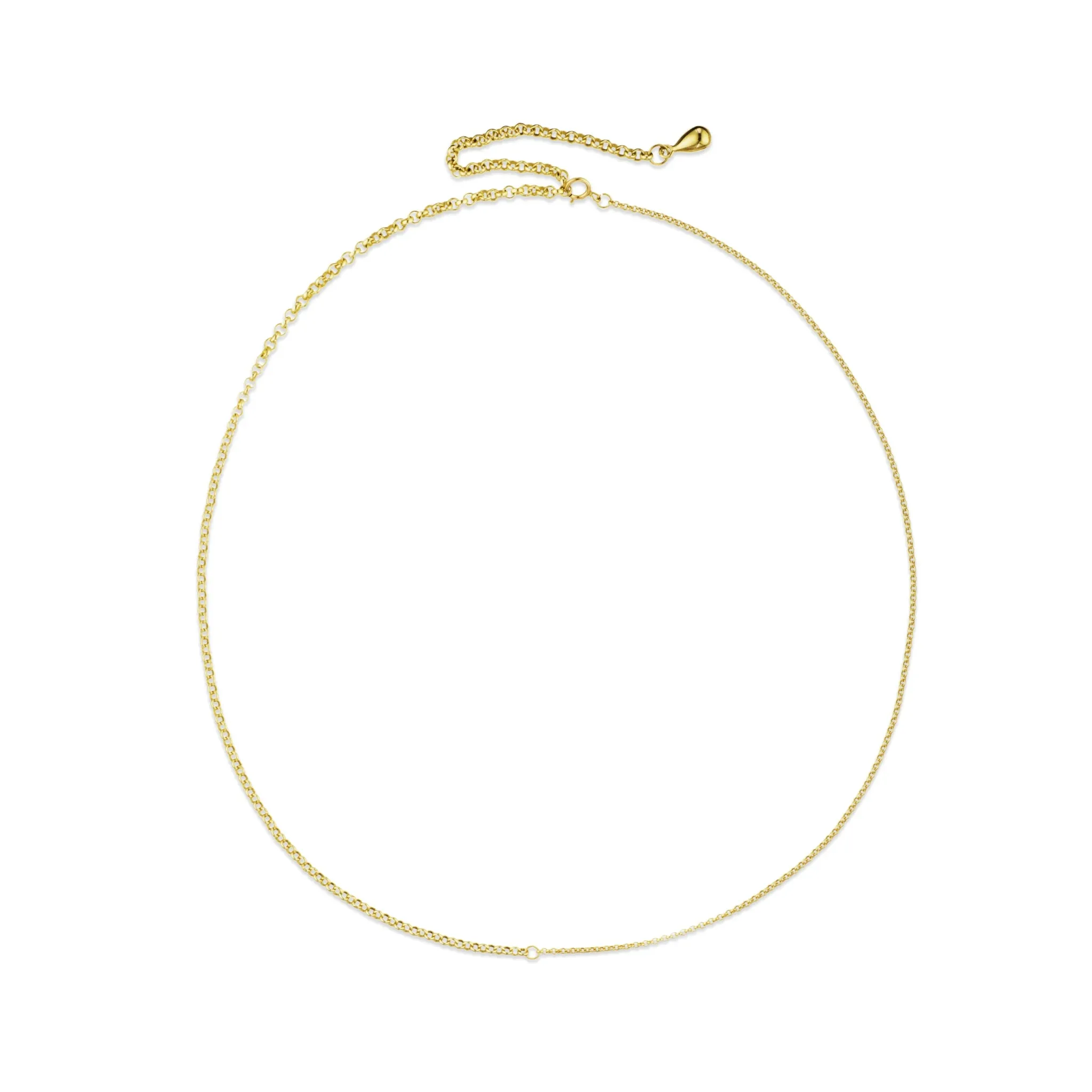 Graduated Teardrop Necklace - 9kt Gold