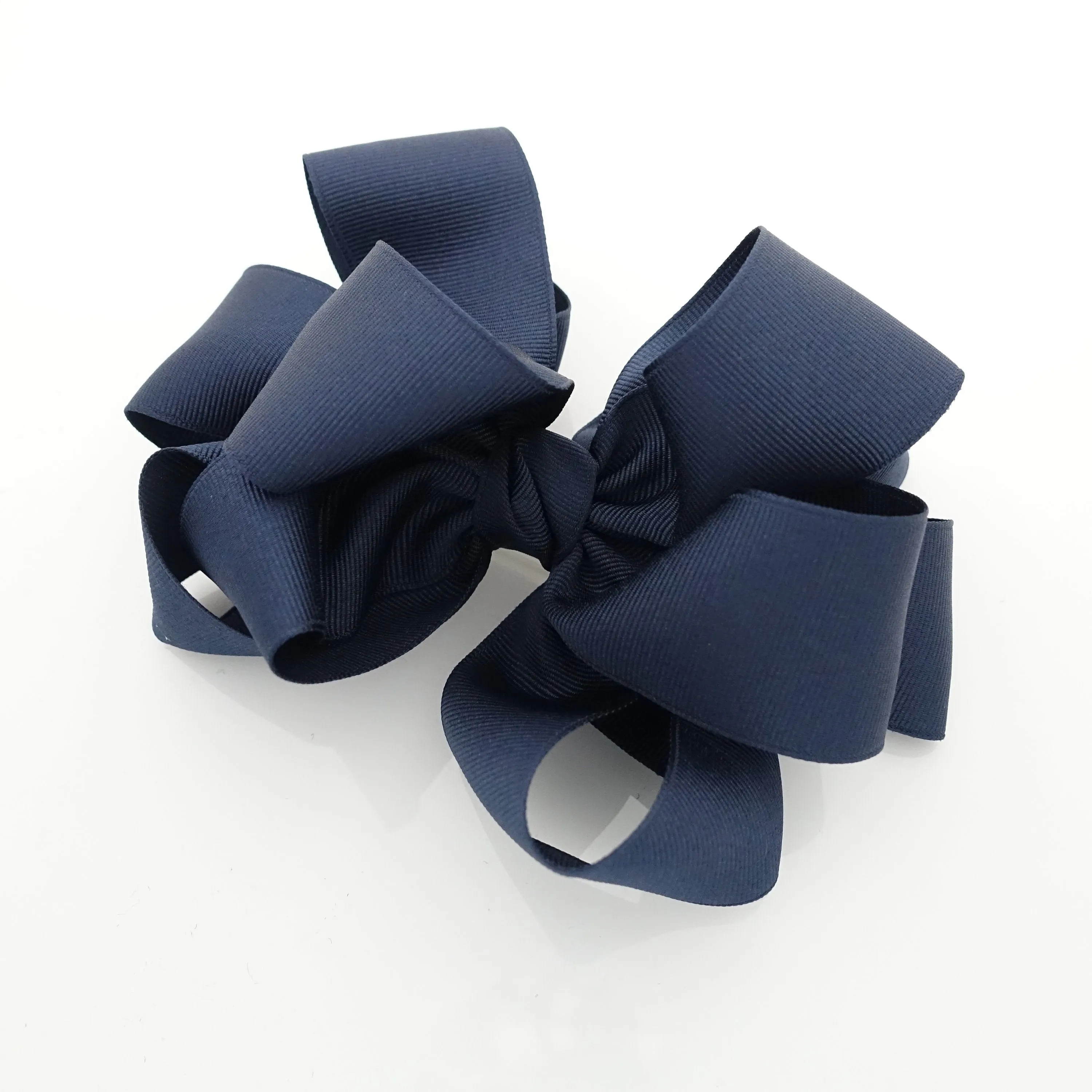 grosgrain 10 wing hair bow barrette flower bow hair accessory for women