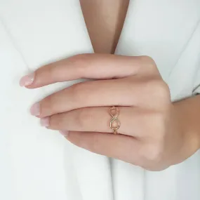 Infinity symbol ring