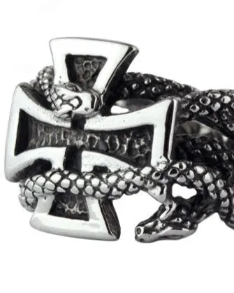 IRON CROSS STEEL RING