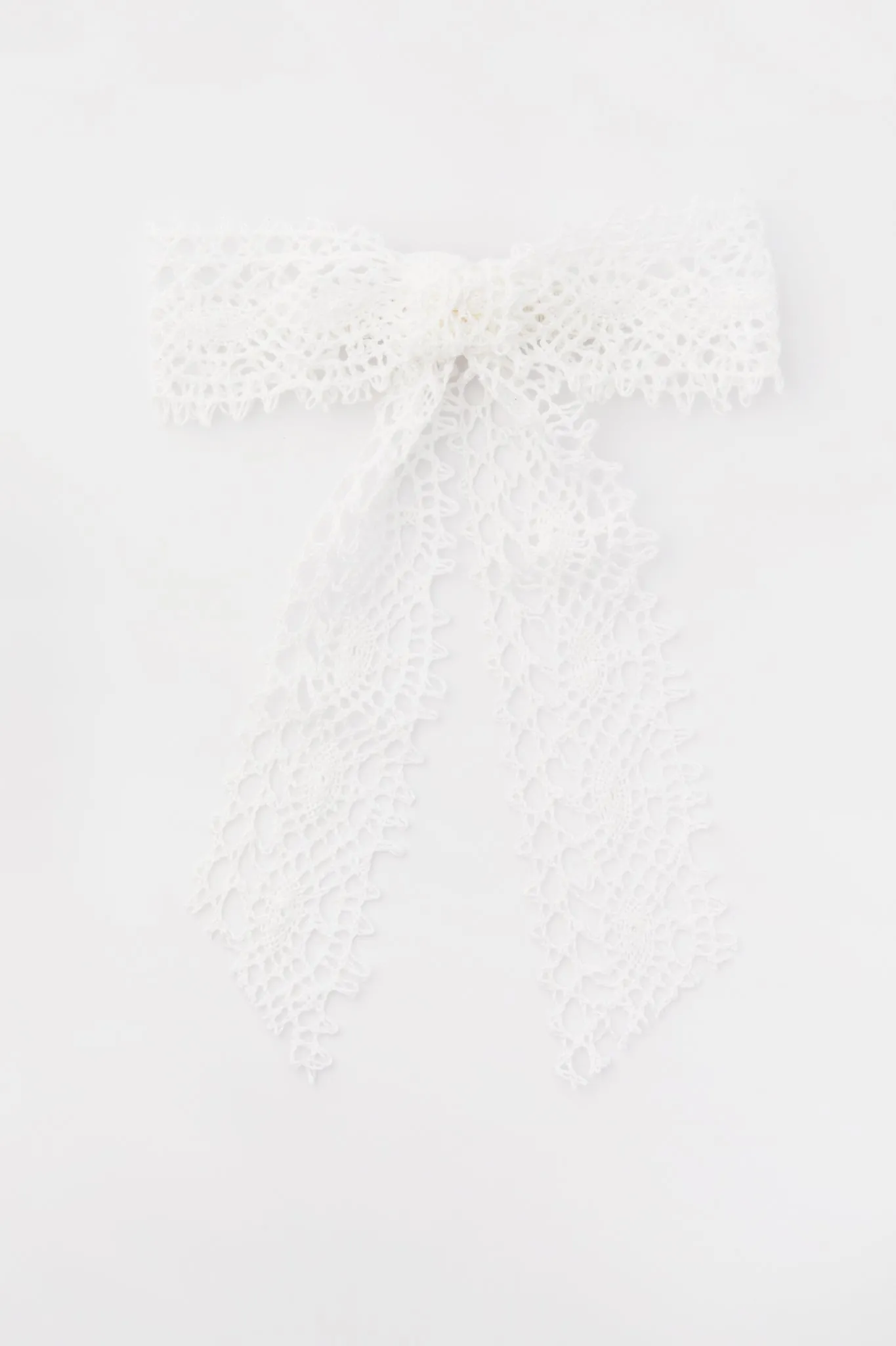 Jennifer Behr x Julia Berolzheimer Ivory Marbella Bow Barrette