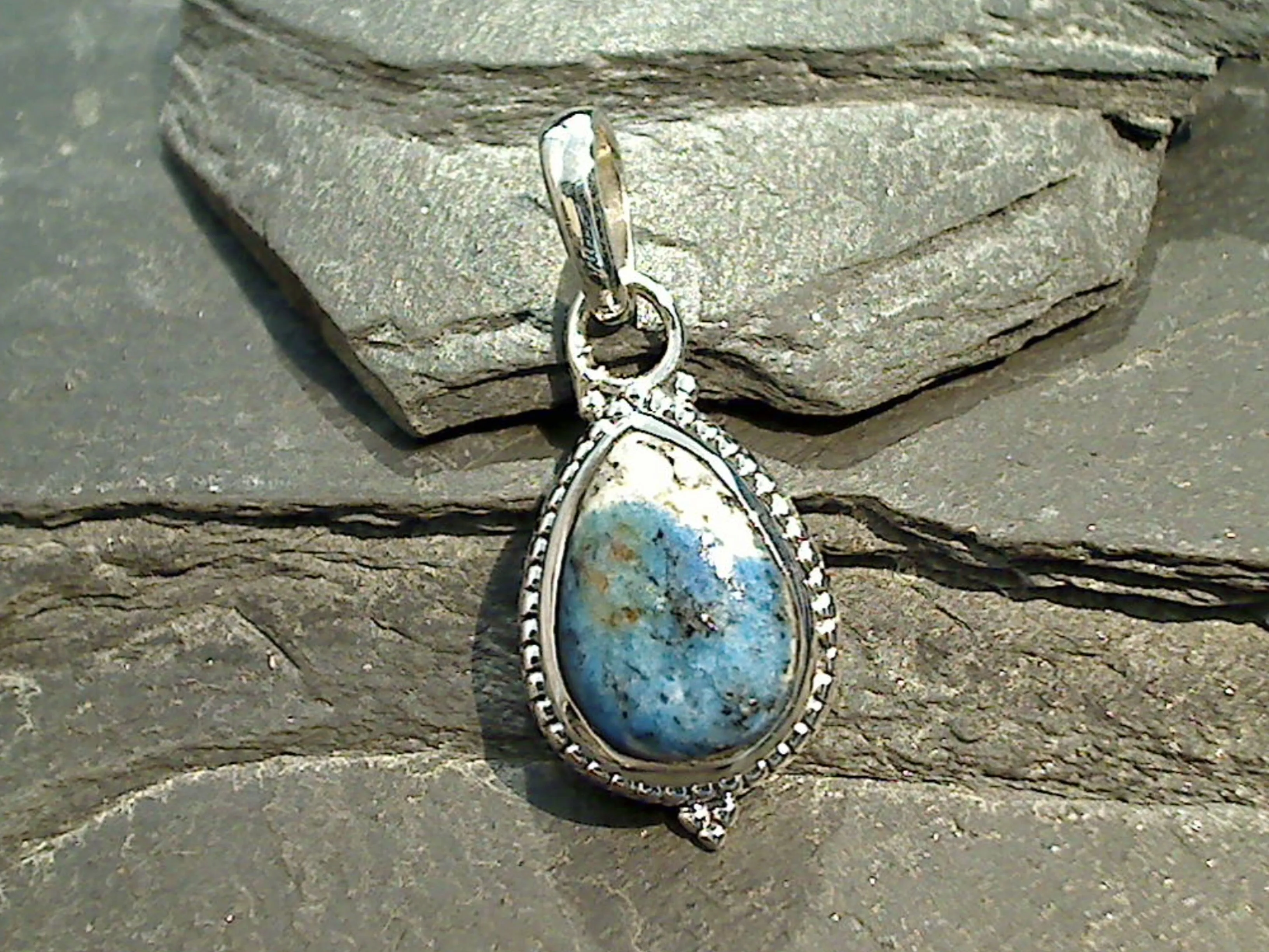 K2 Stone, Sterling Silver Pendant