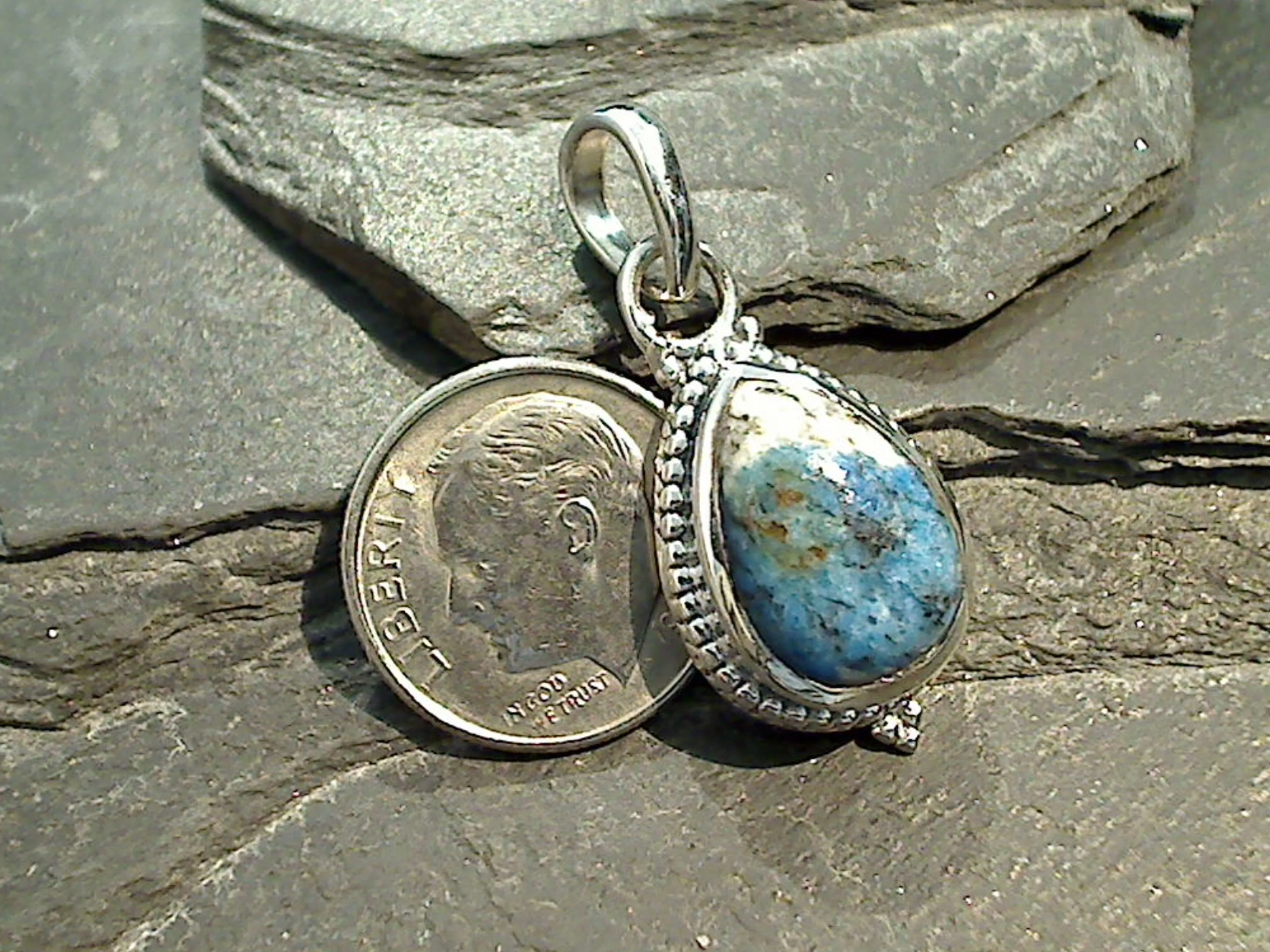 K2 Stone, Sterling Silver Pendant