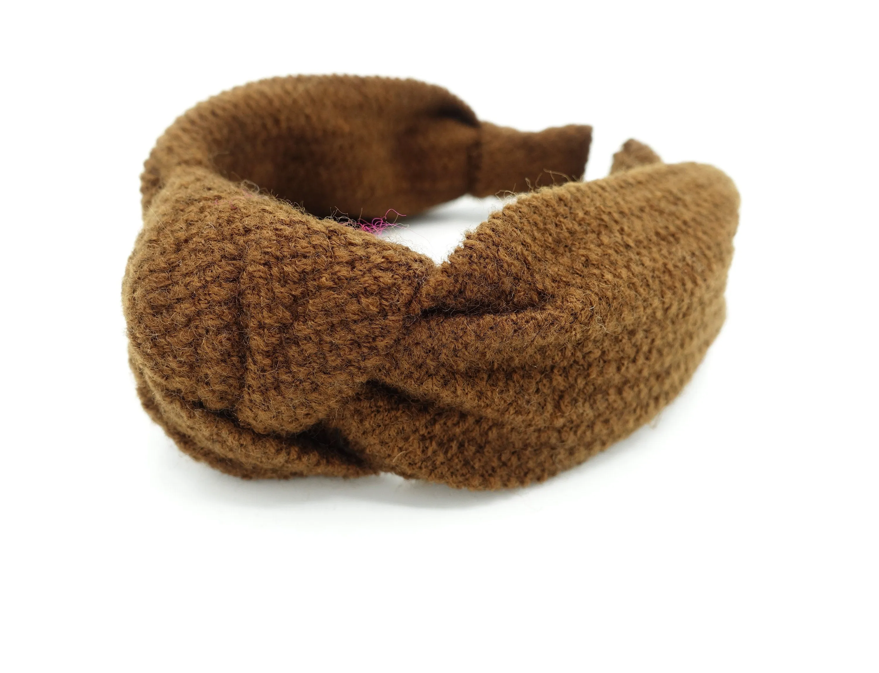 knit top knot headband Fall Winter casual basic thick hairband woman hair accessory