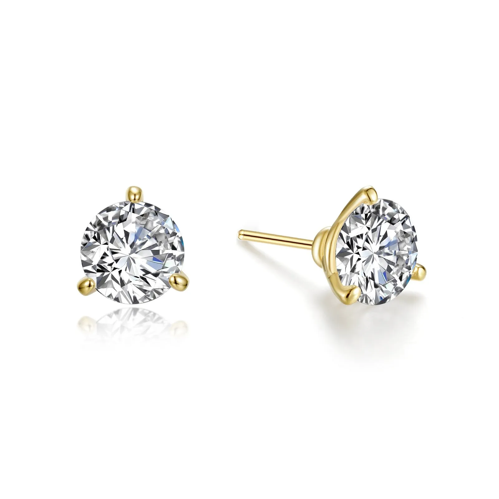 Lafonn Simulated Diamond 2.50ct Martini Stud Earrings E0204CLG