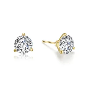 Lafonn Simulated Diamond 2.50ct Martini Stud Earrings E0204CLG