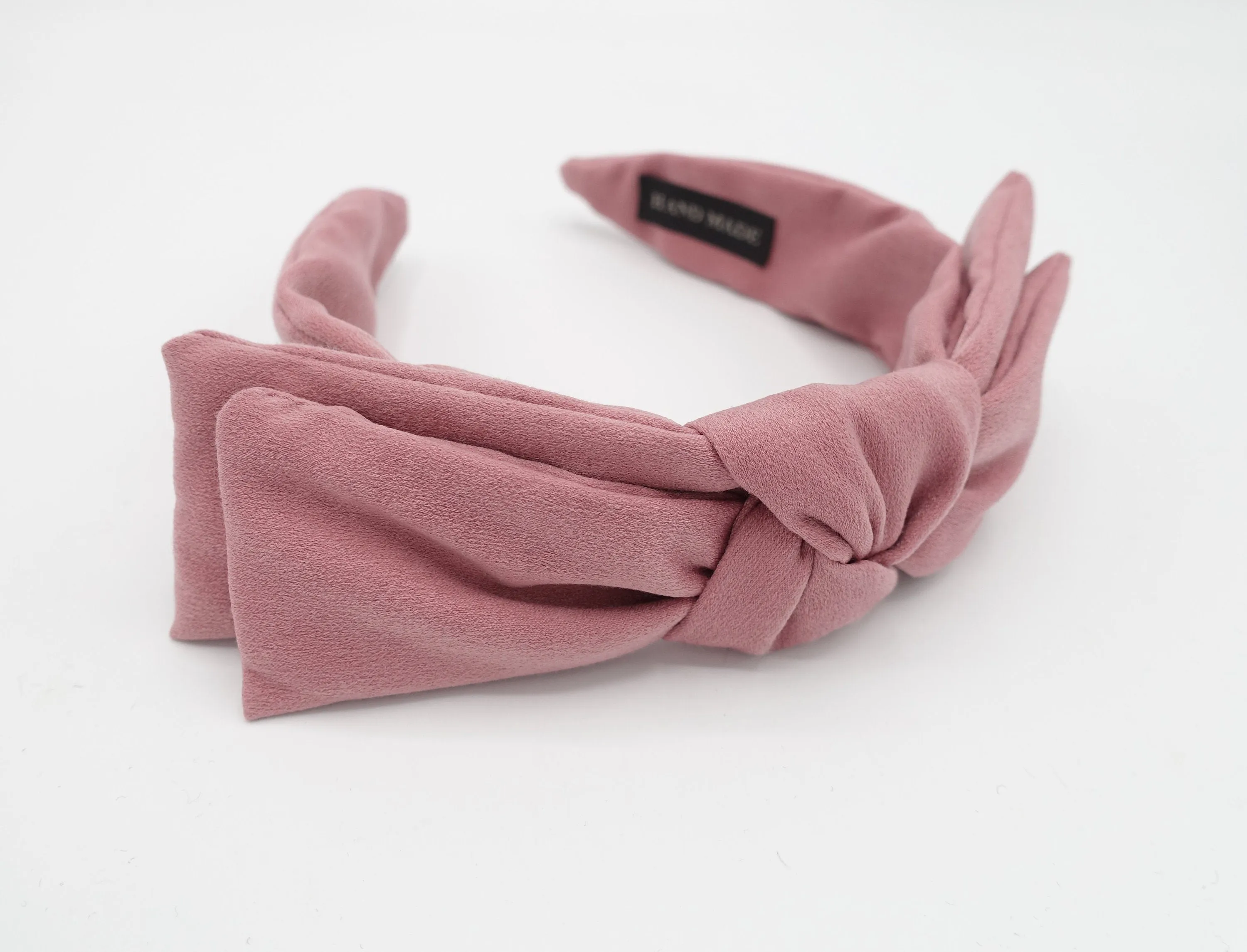 layered bow headband wired bow hairband for women