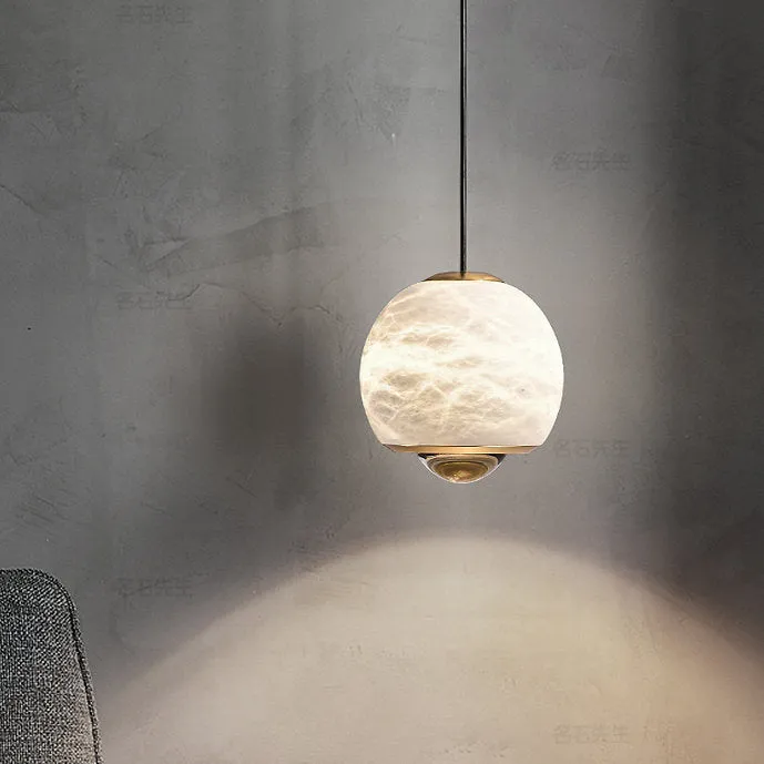 LED Spanish Style Modern Simple Marble Pendant Light