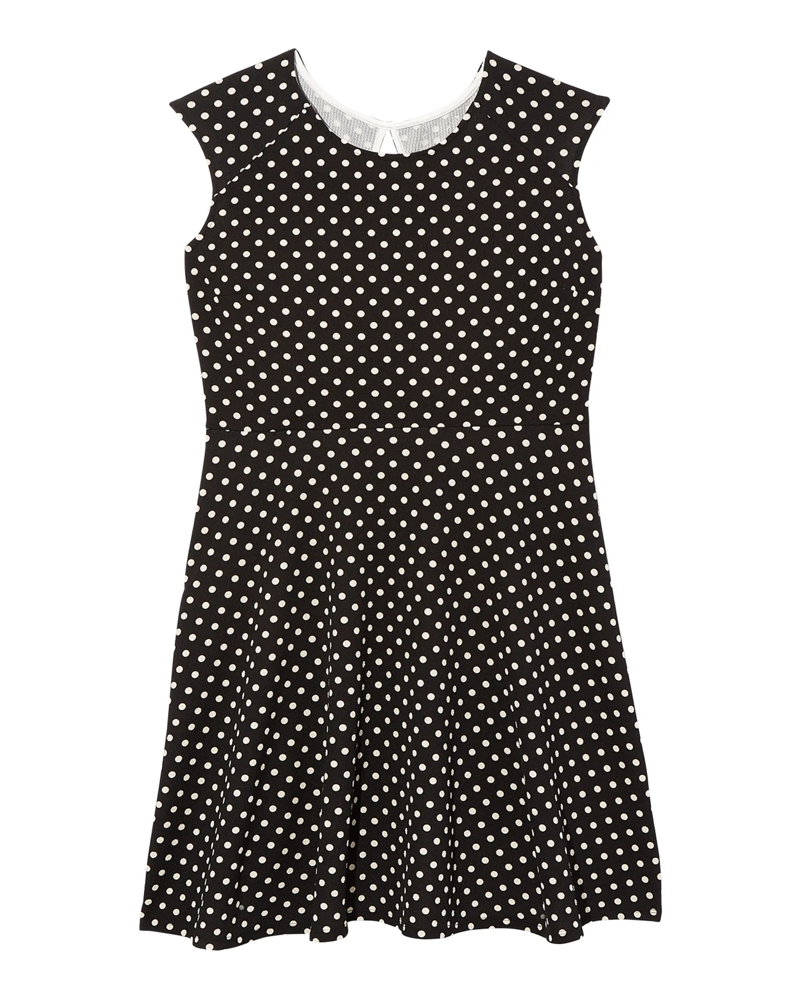 Lenoir Knit Printed Dress | Black / White