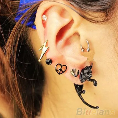 Leopard Cat Girls And Boys Stud Earrings