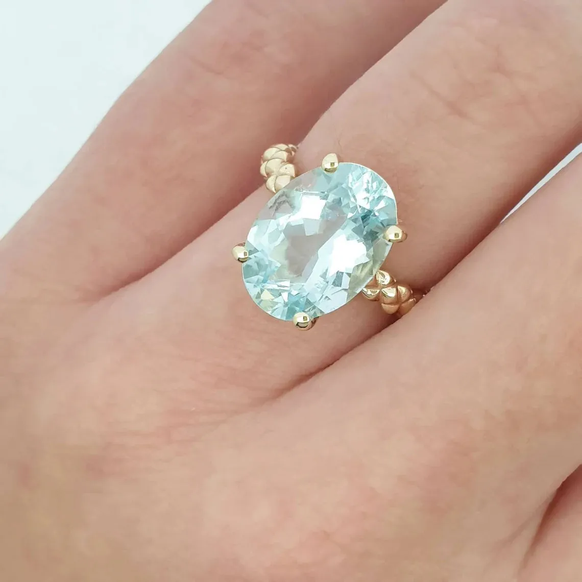 Light Blue Topaz Ring