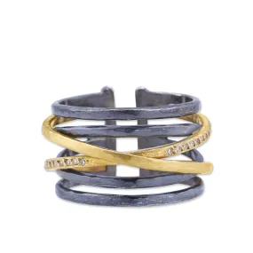 Lika Behar Stockholm Crosswire Ring