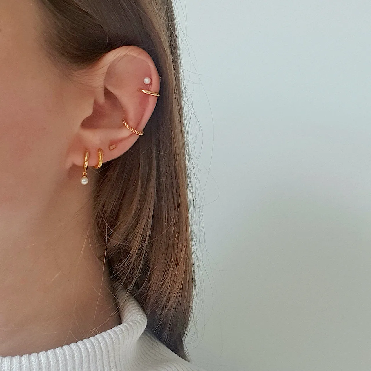 Little Bar Stud Earrings