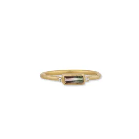 Love Ring with Watermelon Tourmaline