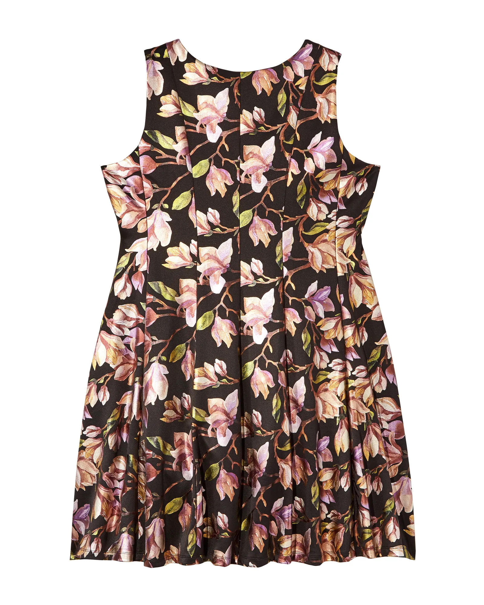 May Fit-N-Flare Dress | Black / Pink