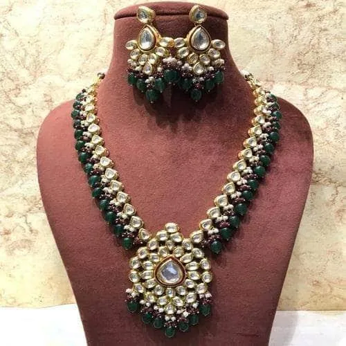 Meena Kundan Pendant Necklace