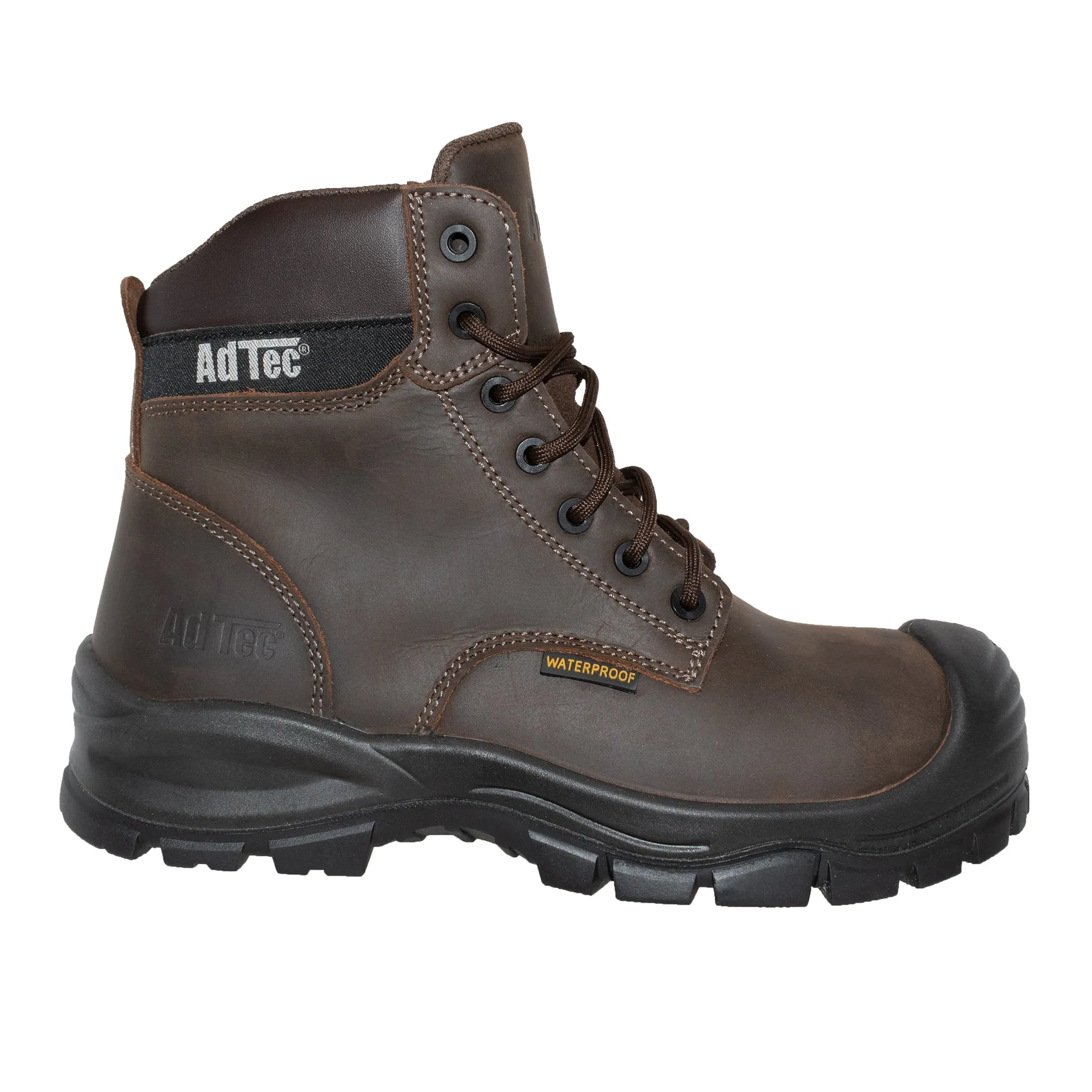 Men 6" Brown Waterproof Composite Toe Work Boot - 9900-BR