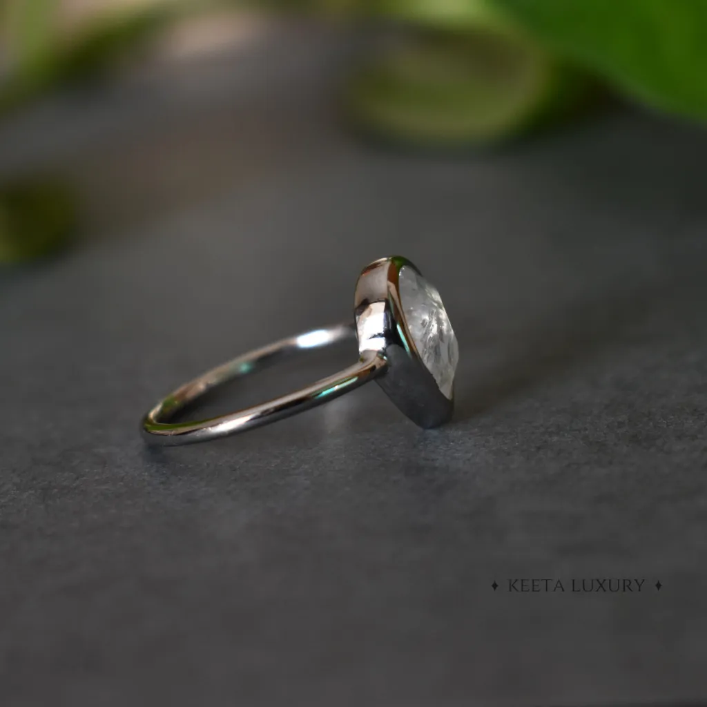 Moon Drop - Moonstone Ring