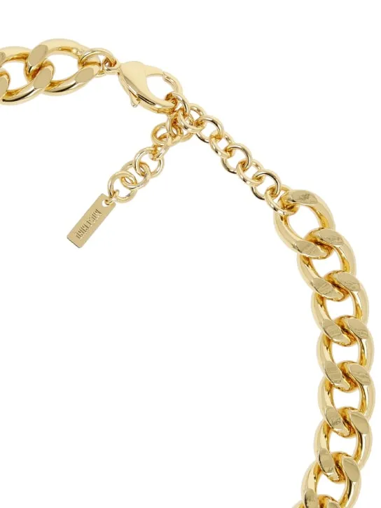 Moschino   Moschino crystal collar necklace 