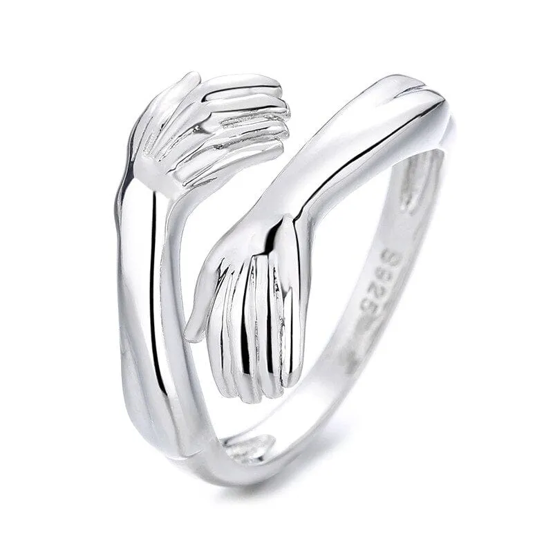 Muscle Hug Ring | 925 Sterling Silver