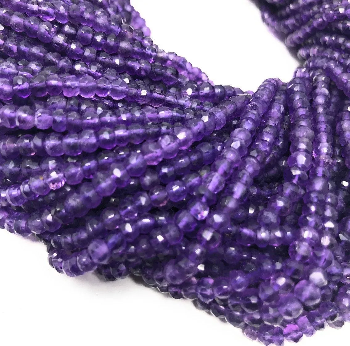 Natural Amethyst Beads, Jewelry Making Supplies, Wholesale Beads,