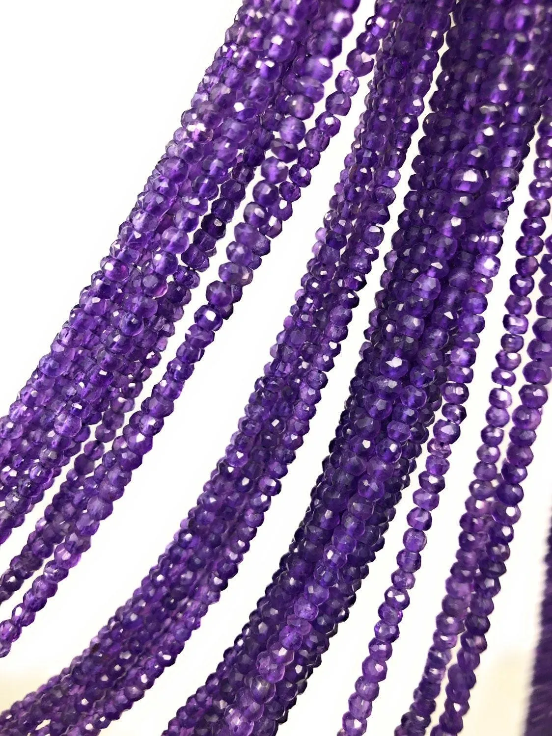 Natural Amethyst Beads, Jewelry Making Supplies, Wholesale Beads,