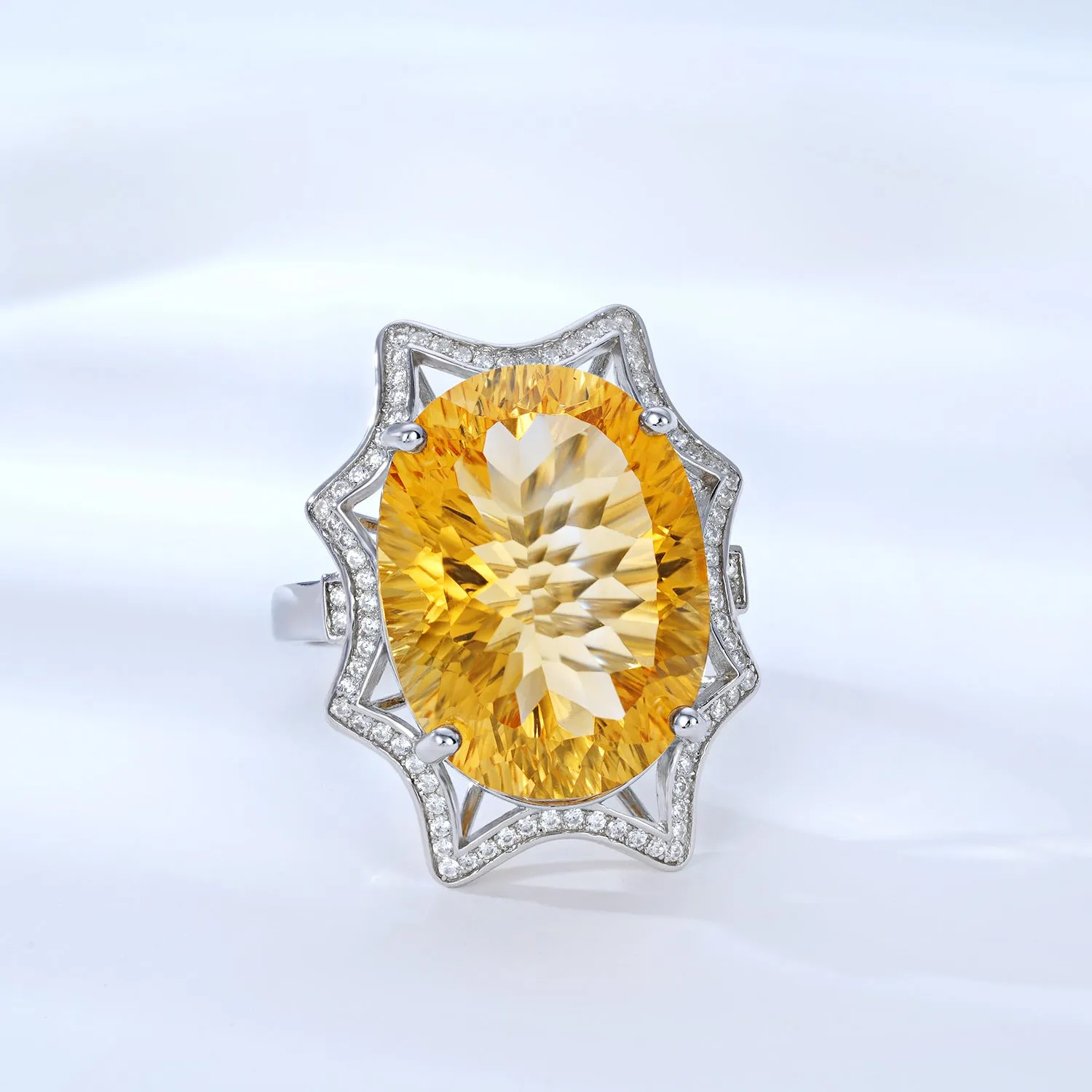 Natural Crystal Jewelry Luxury Style Large Topaz