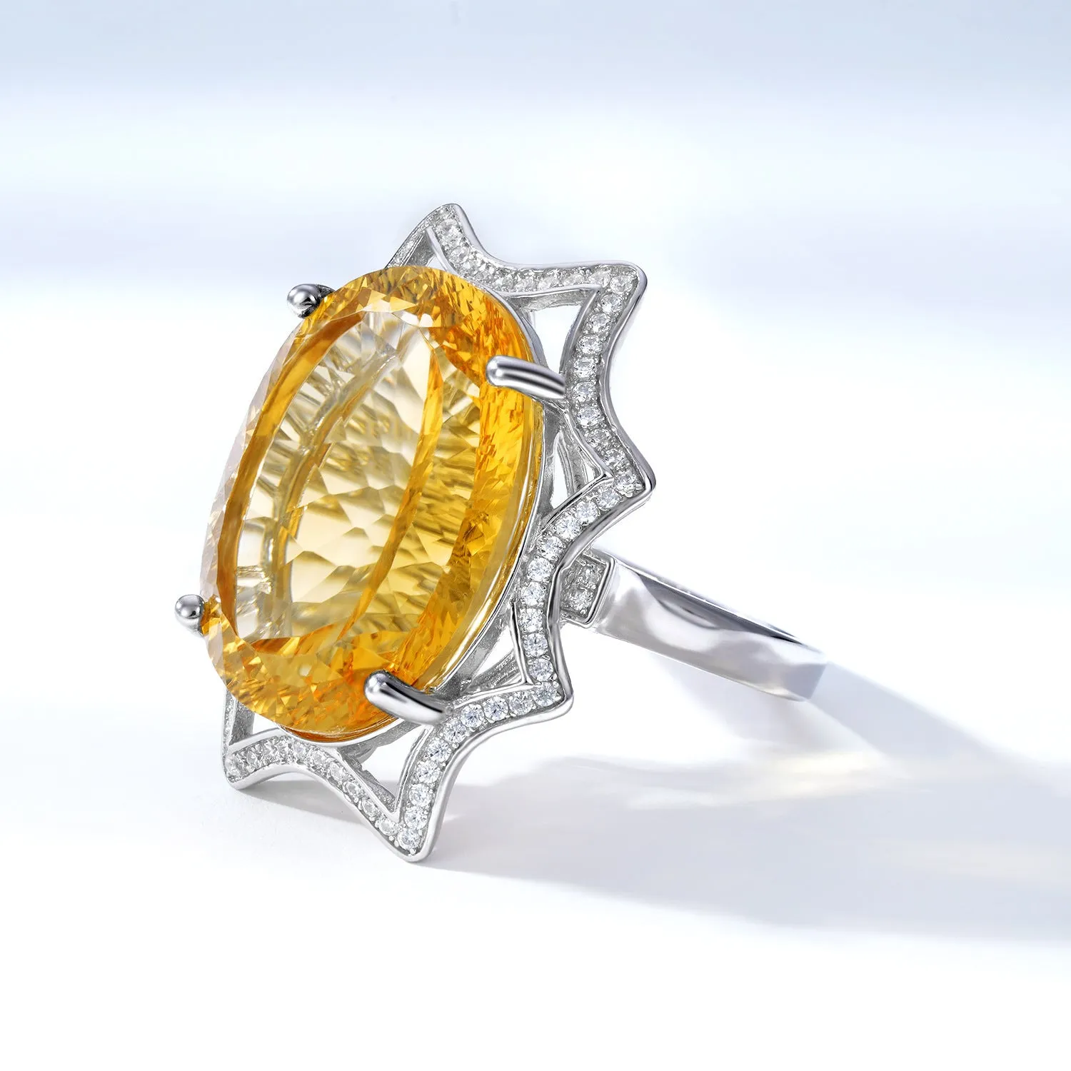 Natural Crystal Jewelry Luxury Style Large Topaz