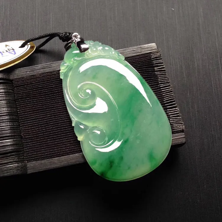 Natural Jade Pendant Jadeite Ruyi Pendant PT520