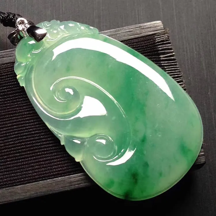 Natural Jade Pendant Jadeite Ruyi Pendant PT520