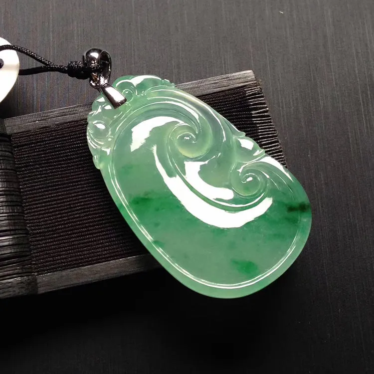 Natural Jade Pendant Jadeite Ruyi Pendant PT520