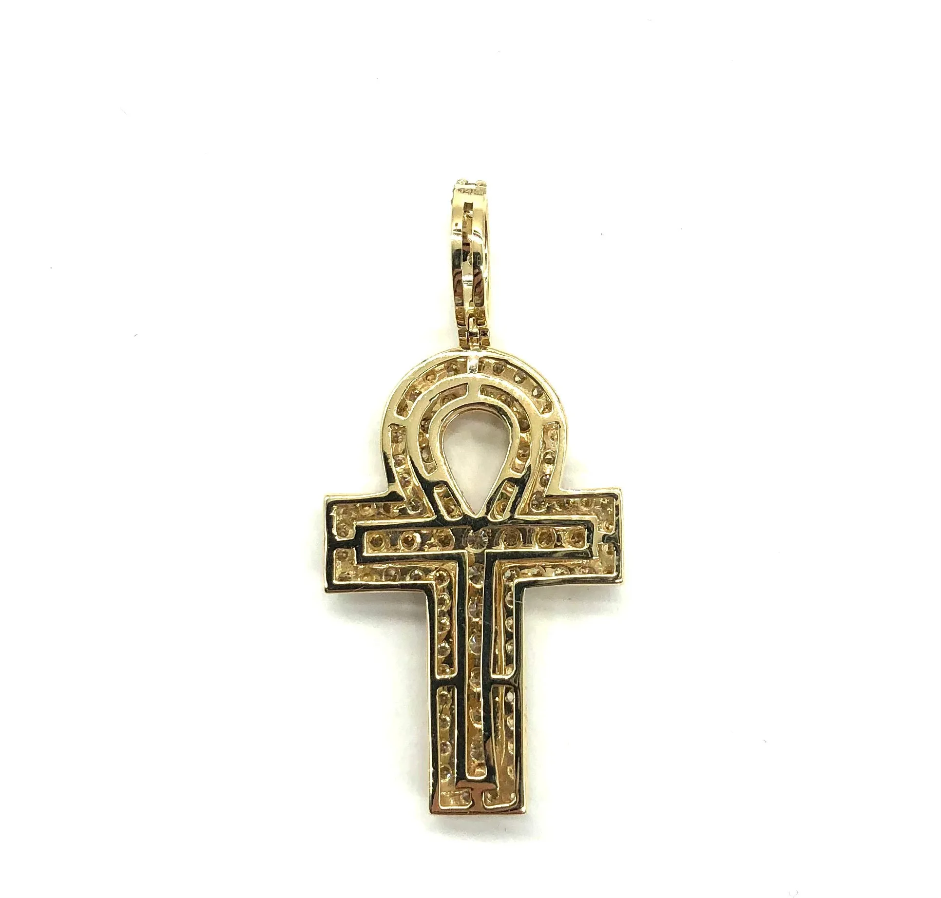 *New* 1.59 ctw Ankh Cross Pendant