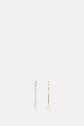 Odile Chandelier Gold Earrings