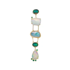 Opal Bone Chandelier Earring | 3.0GMS 4.36CTW | V5