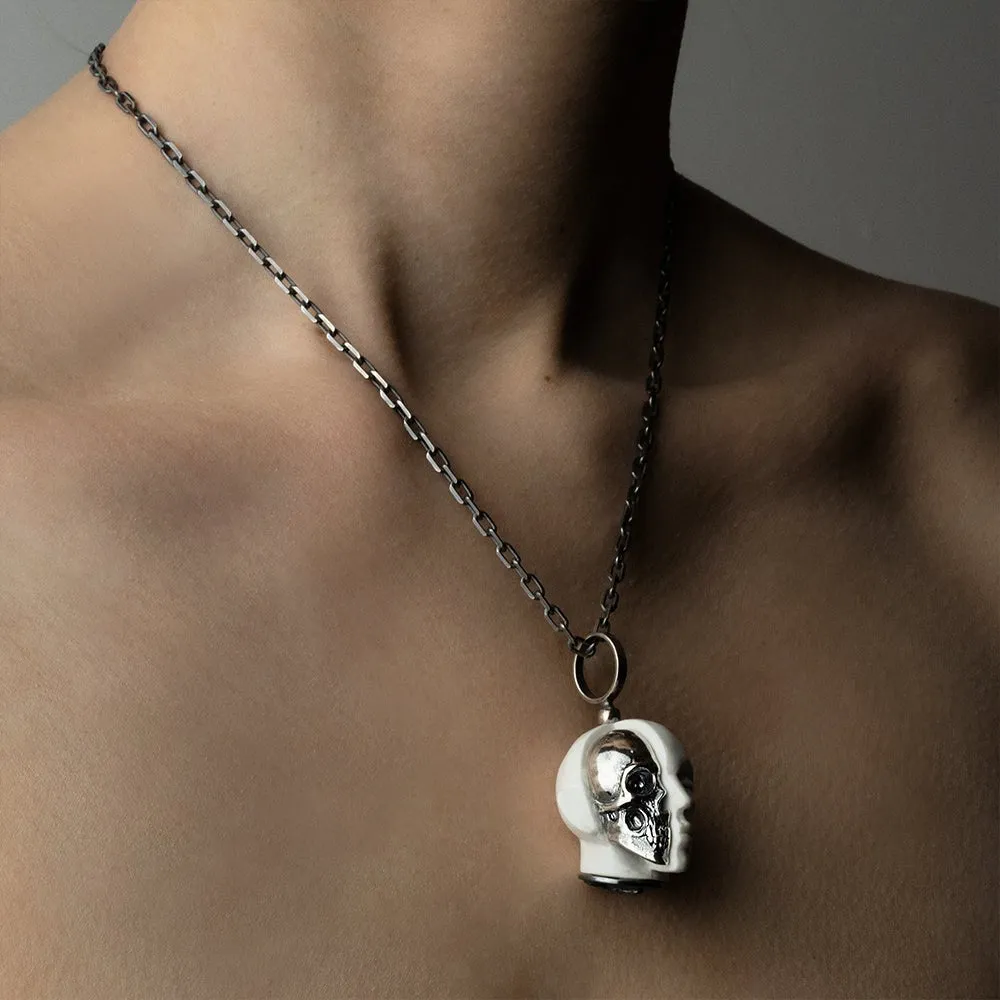 Oracle Skull pendant - white