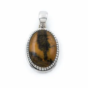 Oval Yellow Jasper Pendant