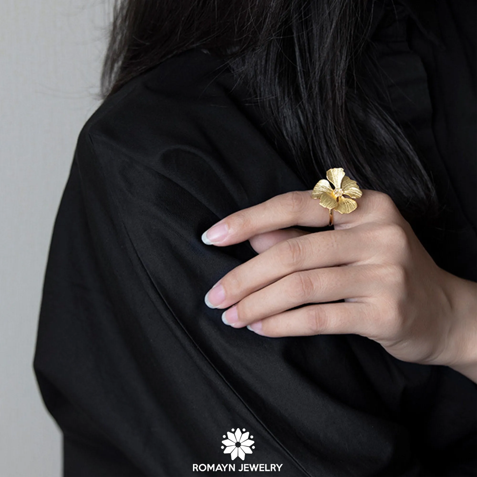 Peony Flower Ring