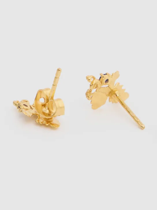 Peracas   Mini Siena crystal stud earrings 