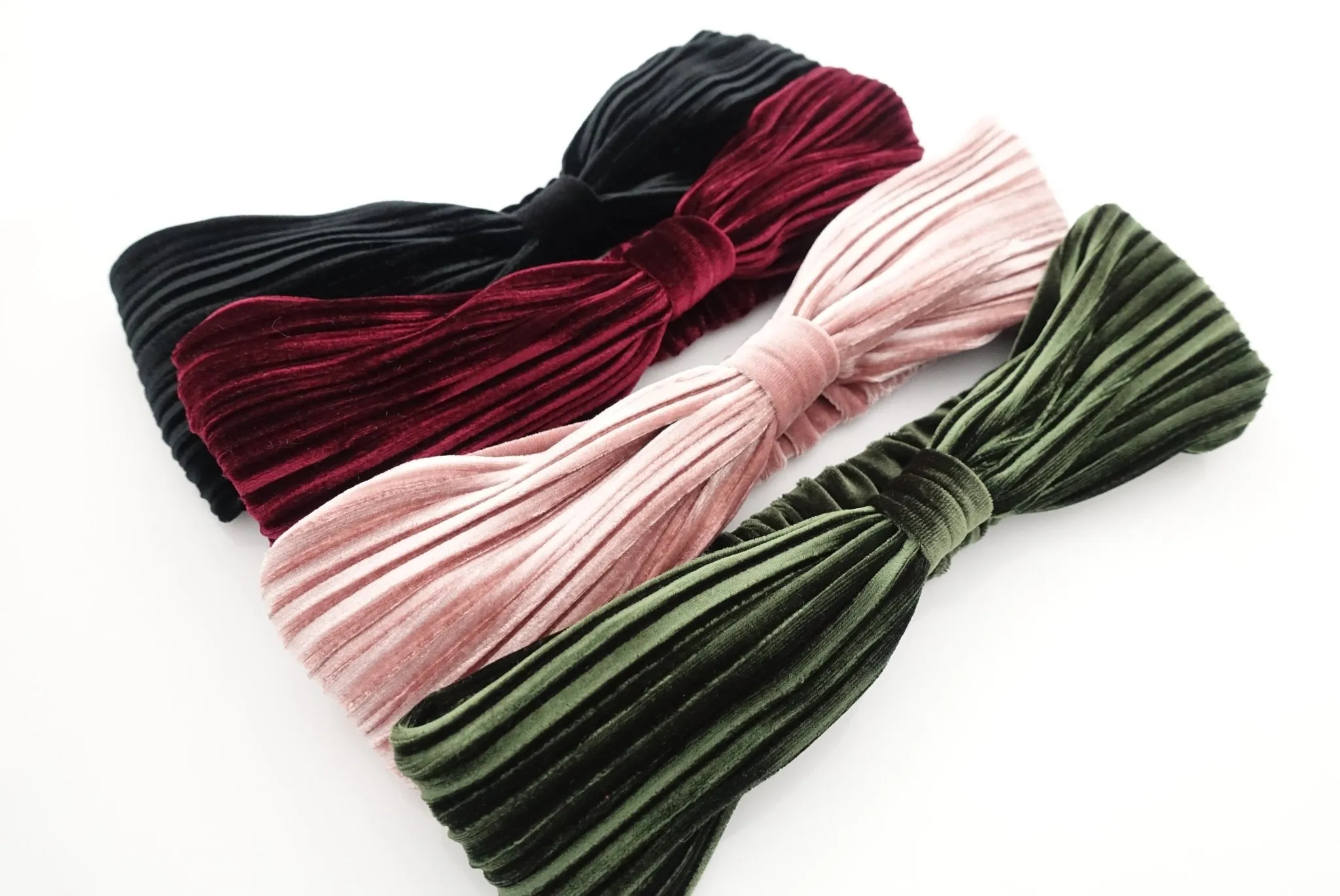 Pleated Velvet Hair Turban Fashion Headband Women Hair Accessories