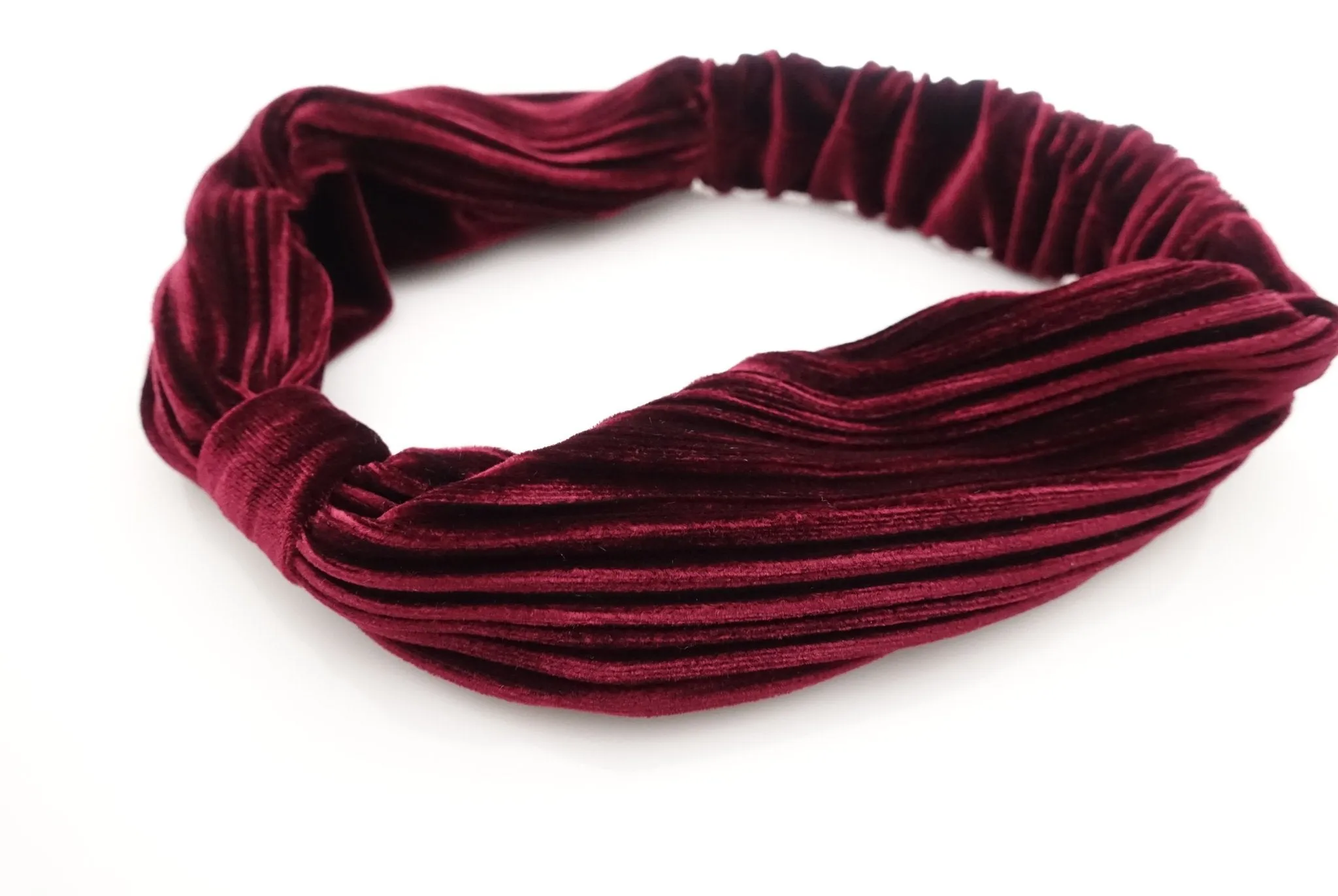 Pleated Velvet Hair Turban Fashion Headband Women Hair Accessories