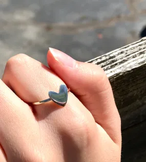 Polished Heart Ring