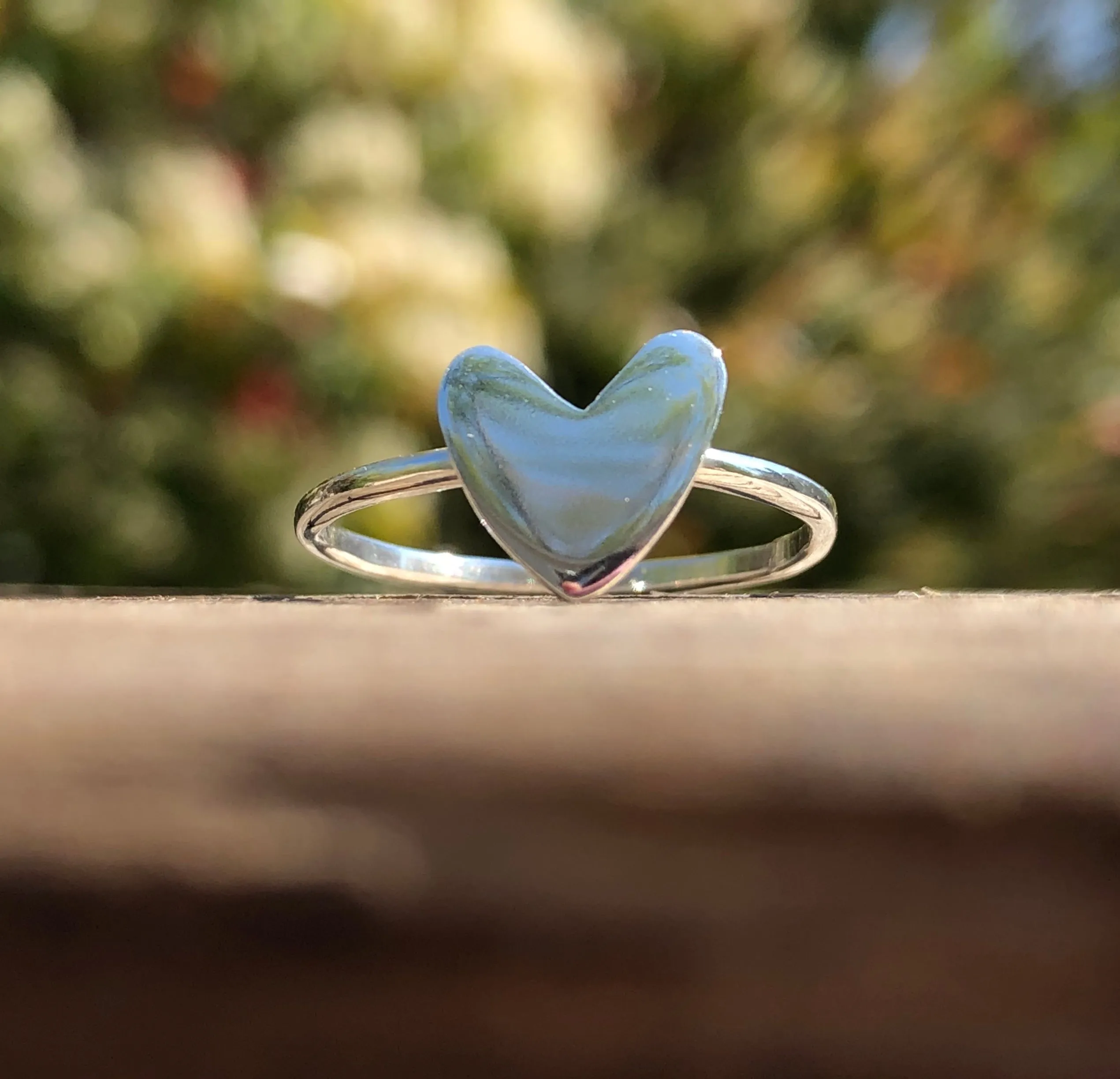 Polished Heart Ring