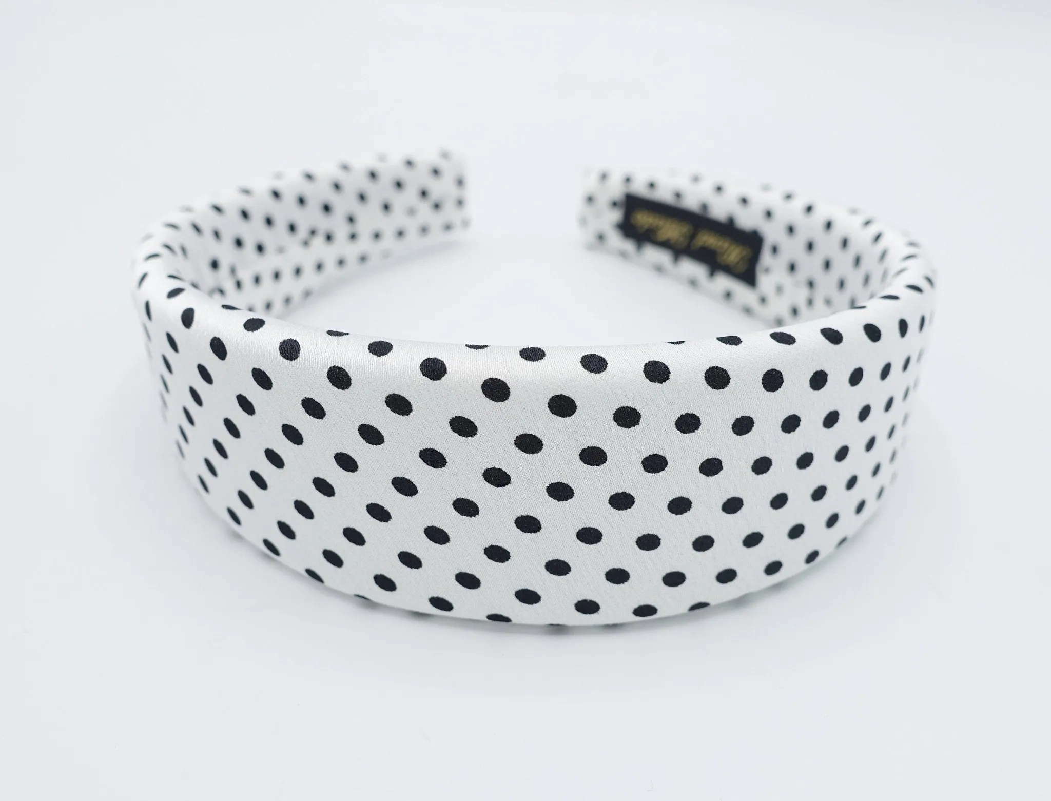 polka dot print padded headband for women