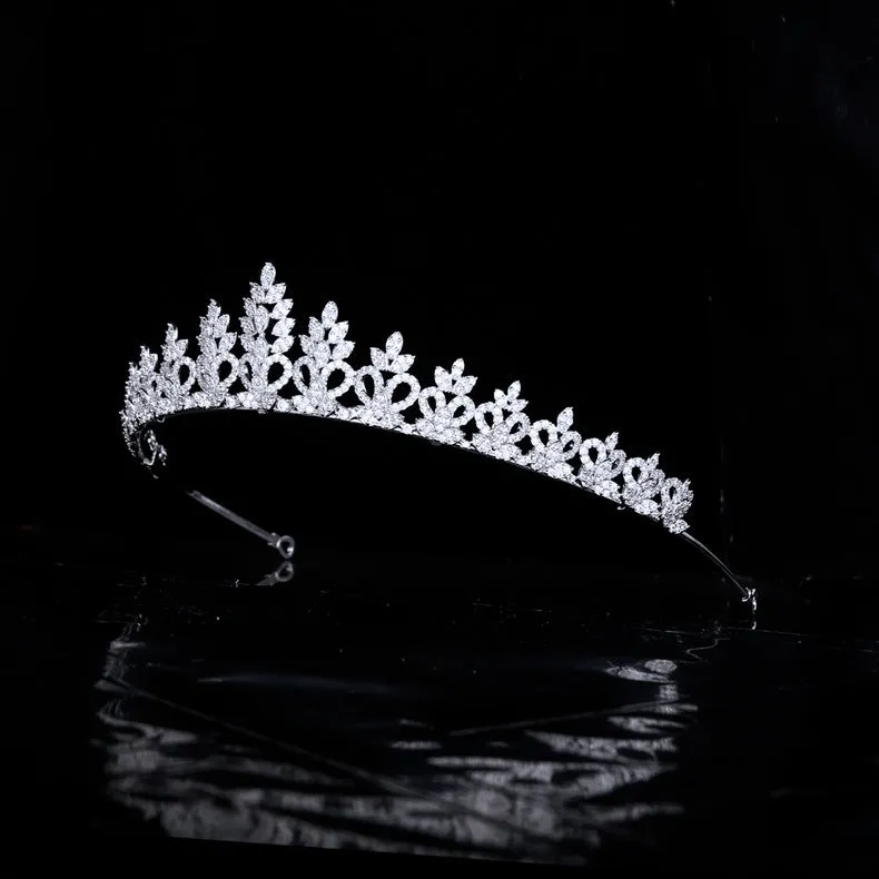 Pretty Princess Tiara for Wedding ,Crystal Tiaras for Bride TR16286