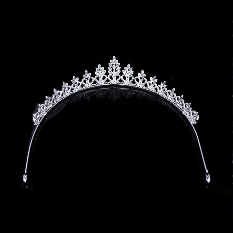 Pretty Princess Tiara for Wedding ,Crystal Tiaras for Bride TR16286