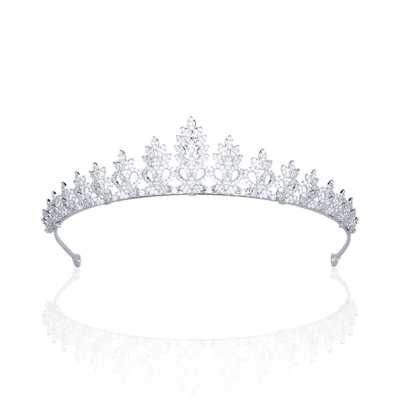 Pretty Princess Tiara for Wedding ,Crystal Tiaras for Bride TR16286