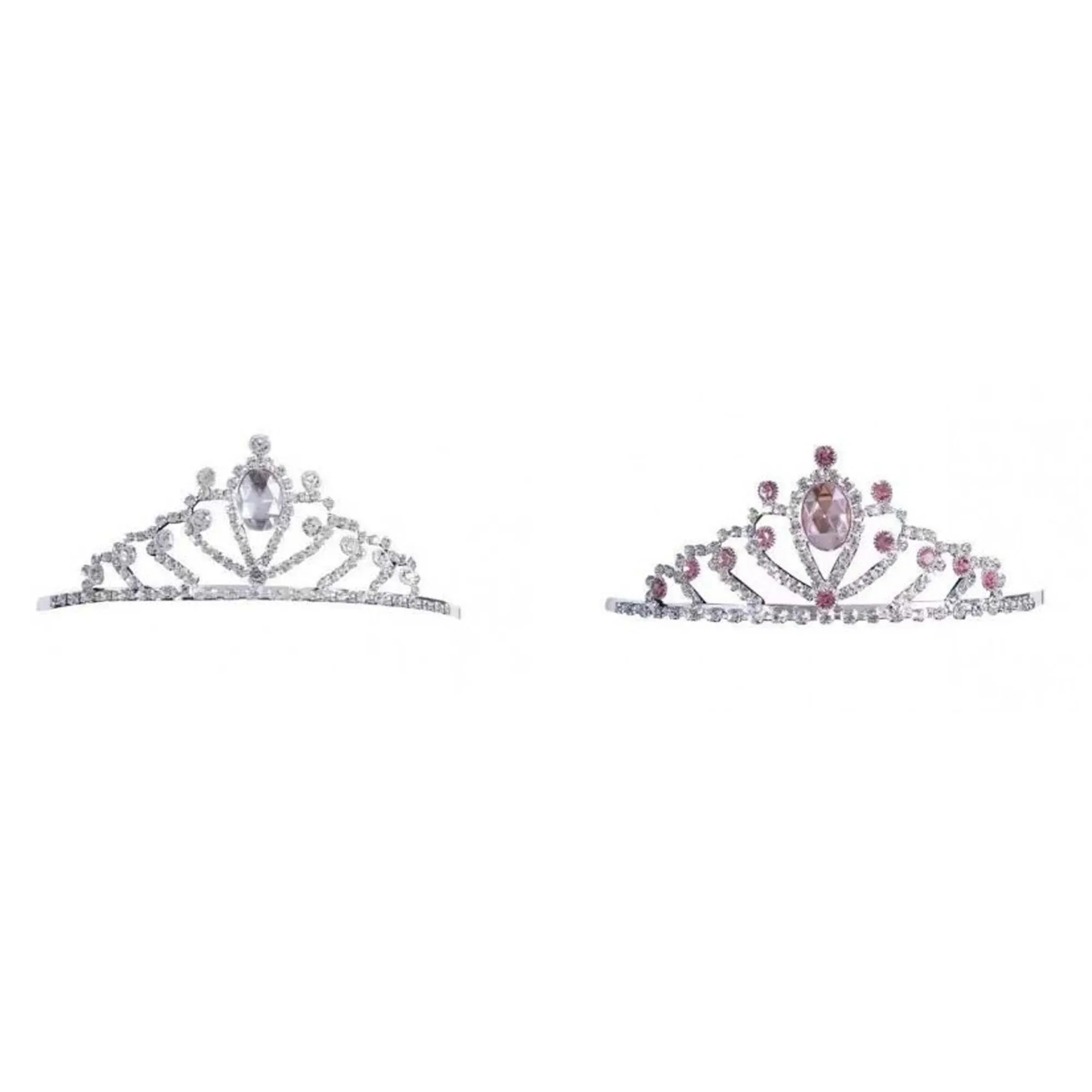 Princess Rhinestone Tiara, Assortment, 1 Count