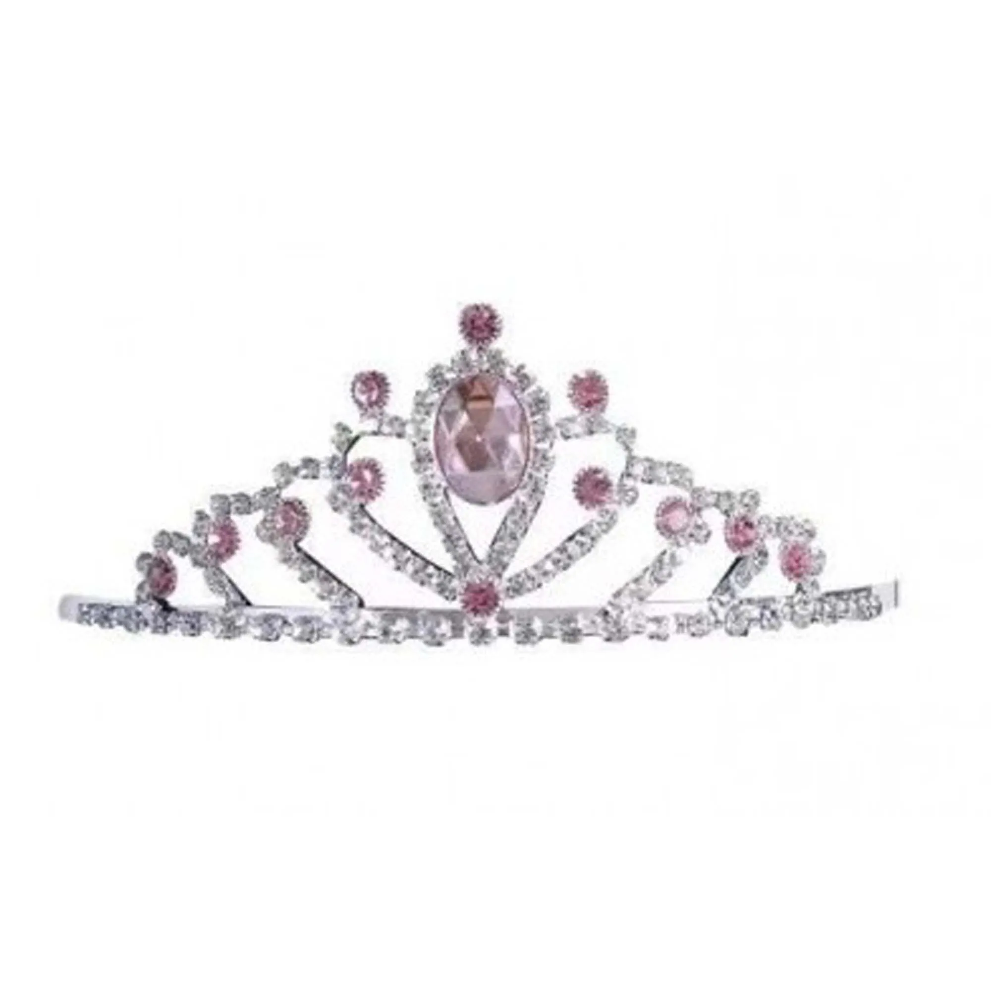 Princess Rhinestone Tiara, Assortment, 1 Count